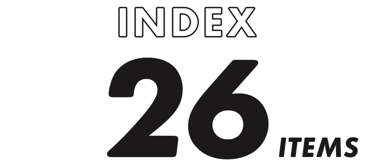 INDEX 26ITEMS