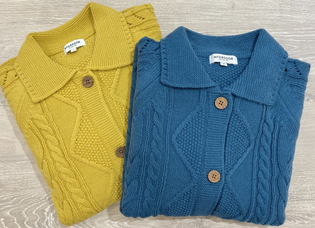 McGREGOR MOHAIR CARDIGAN 60S 「グリーン、ポケット、サイズ感