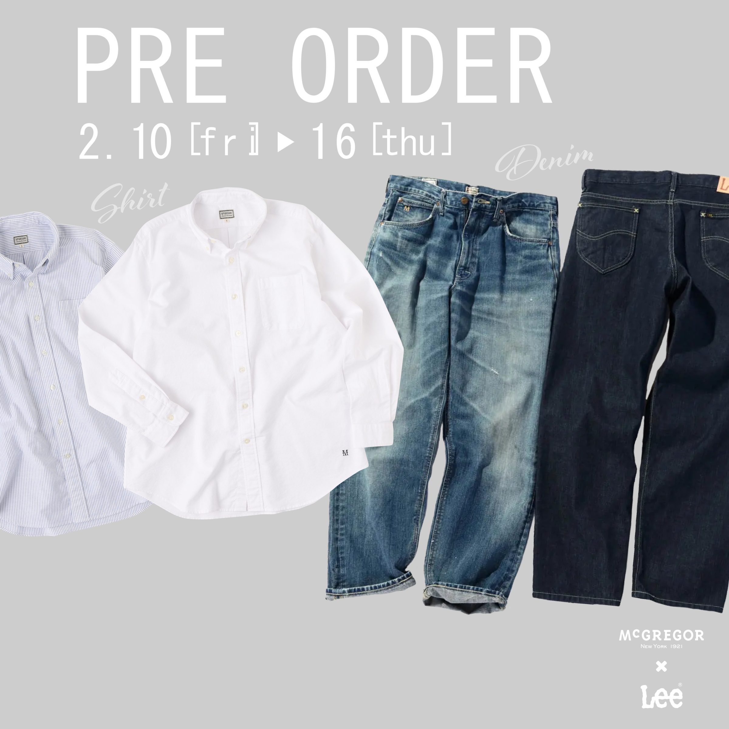 OX.SHIRT & Lee DENIM