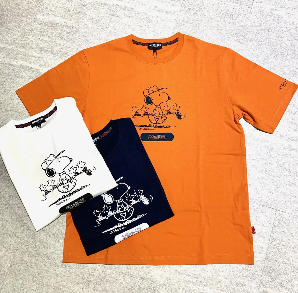 ☆新品☆MLB・ドジャース・マクレガー三越にて！Tシャツ スヌーピー McGREGOR（マックレガー）｜カットソー(半袖・ノースリーブ