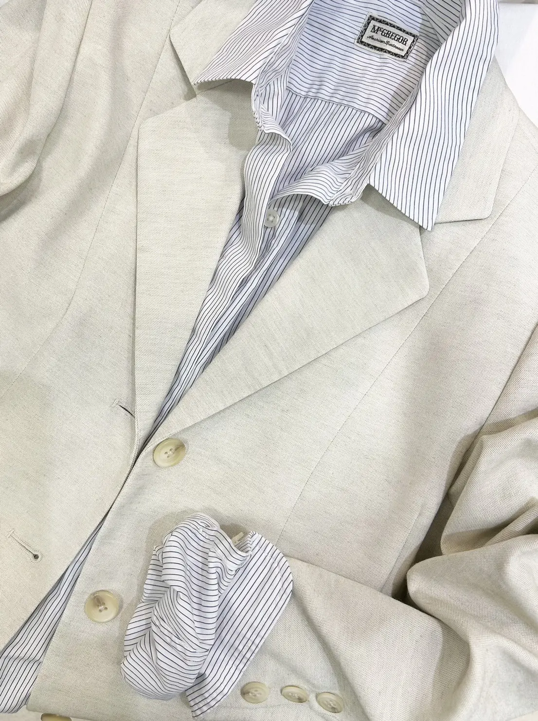 McGREGOR VINTAGE 80s テディジャケット バーシティジャケット
