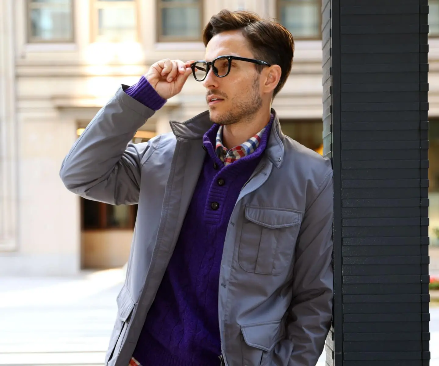 McGREGOR マックレガー men's メンズ ダッフルコート ネイビー L k□90