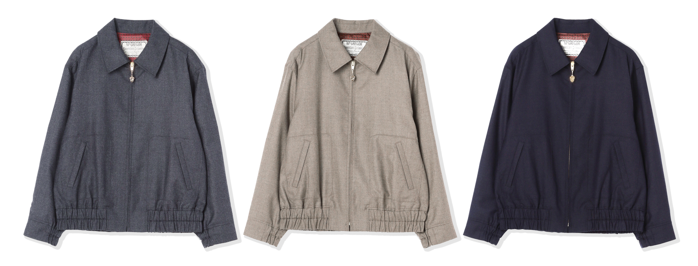 TAUPEトープ/ウールドリズラージャケット TAUPEトープ/ウールドリズラージャケット