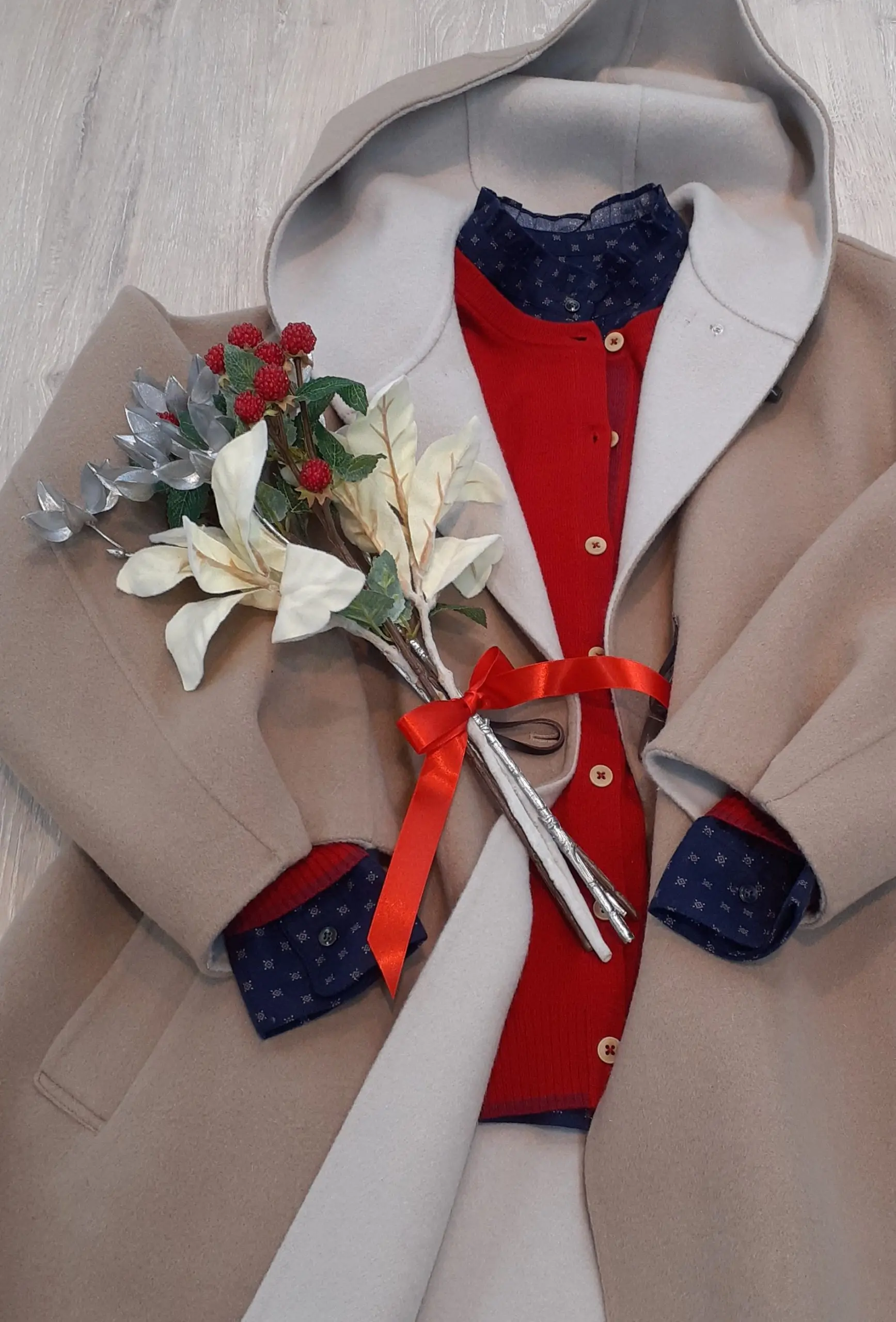 DEUXIEME CLASSE - COUTURE D'ADAMグレンチェックコクーン